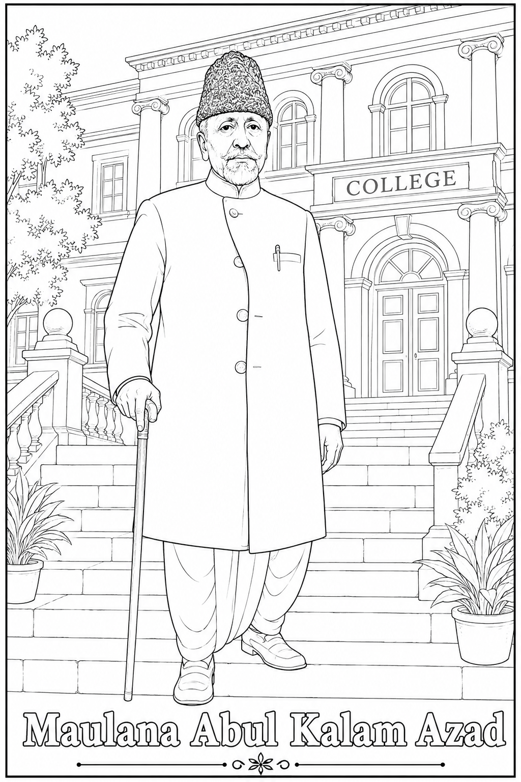 Indian Freedom Fighters Coloring Book - Vol 01