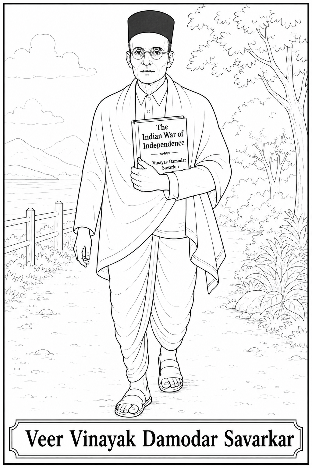 Indian Freedom Fighters Coloring Book - Vol 03