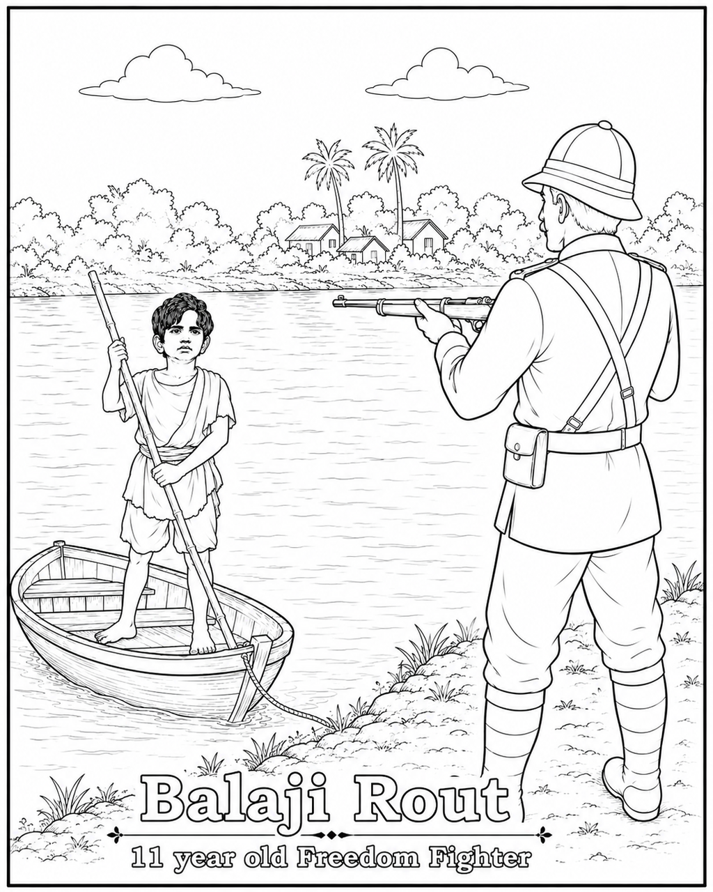 Indian Freedom Fighters Coloring Book - Vol 03