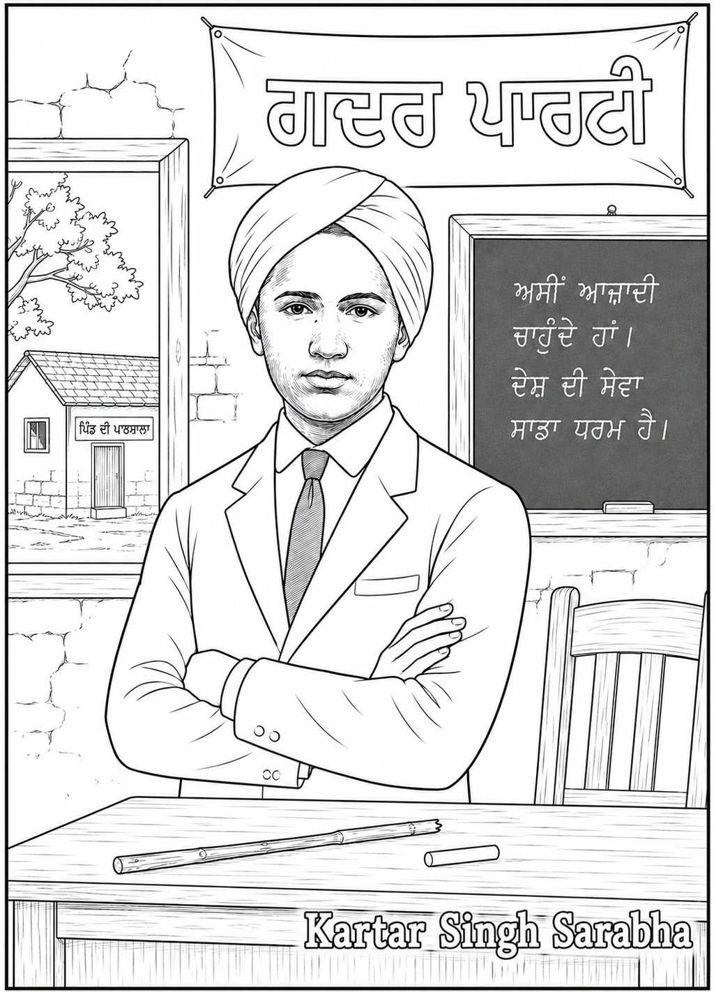 Indian Freedom Fighters Coloring Book - Vol 01
