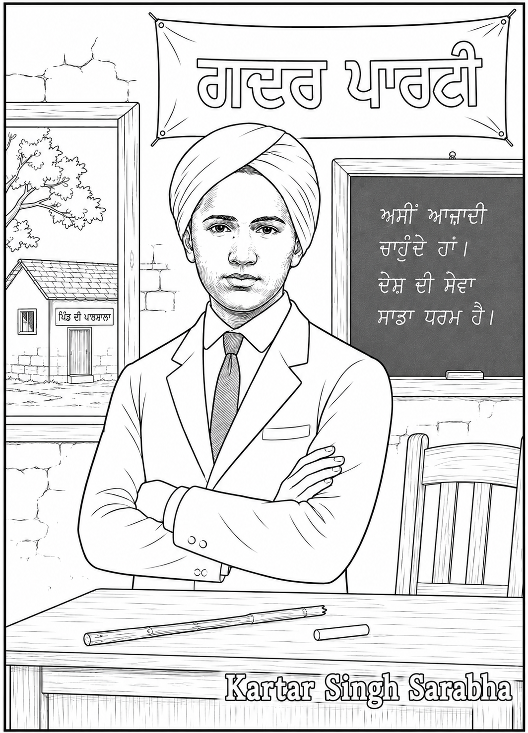 Indian Freedom Fighters Coloring Book - Vol 01