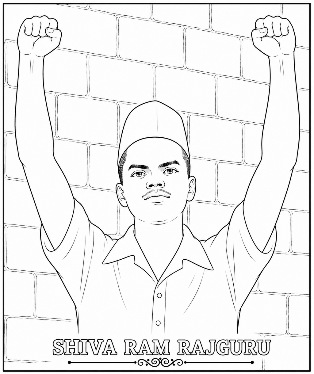 Indian Freedom Fighters Coloring Book - Vol 01