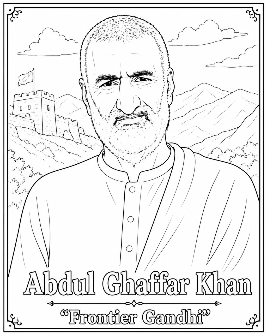 Indian Freedom Fighters Coloring Book - Vol 02