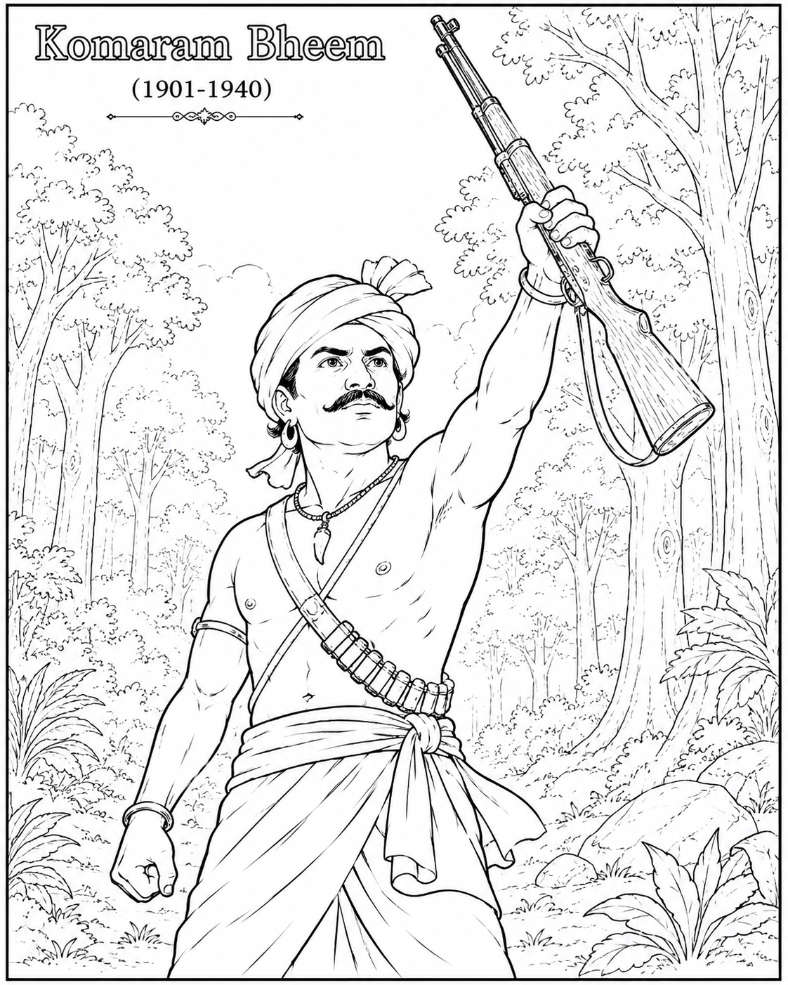 Indian Freedom Fighters Coloring Book - Vol 03