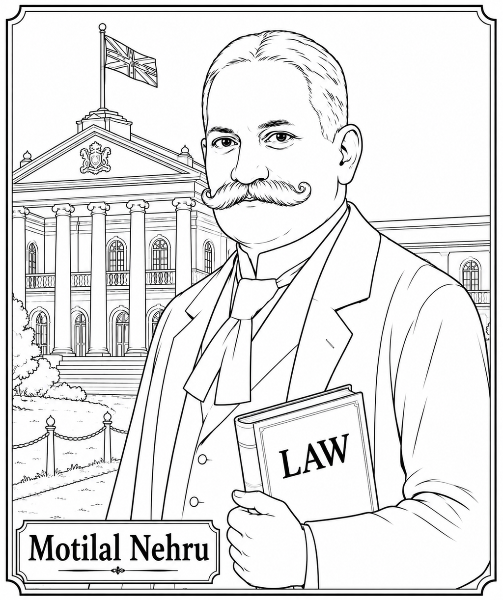 Indian Freedom Fighters Coloring Book - Vol 01