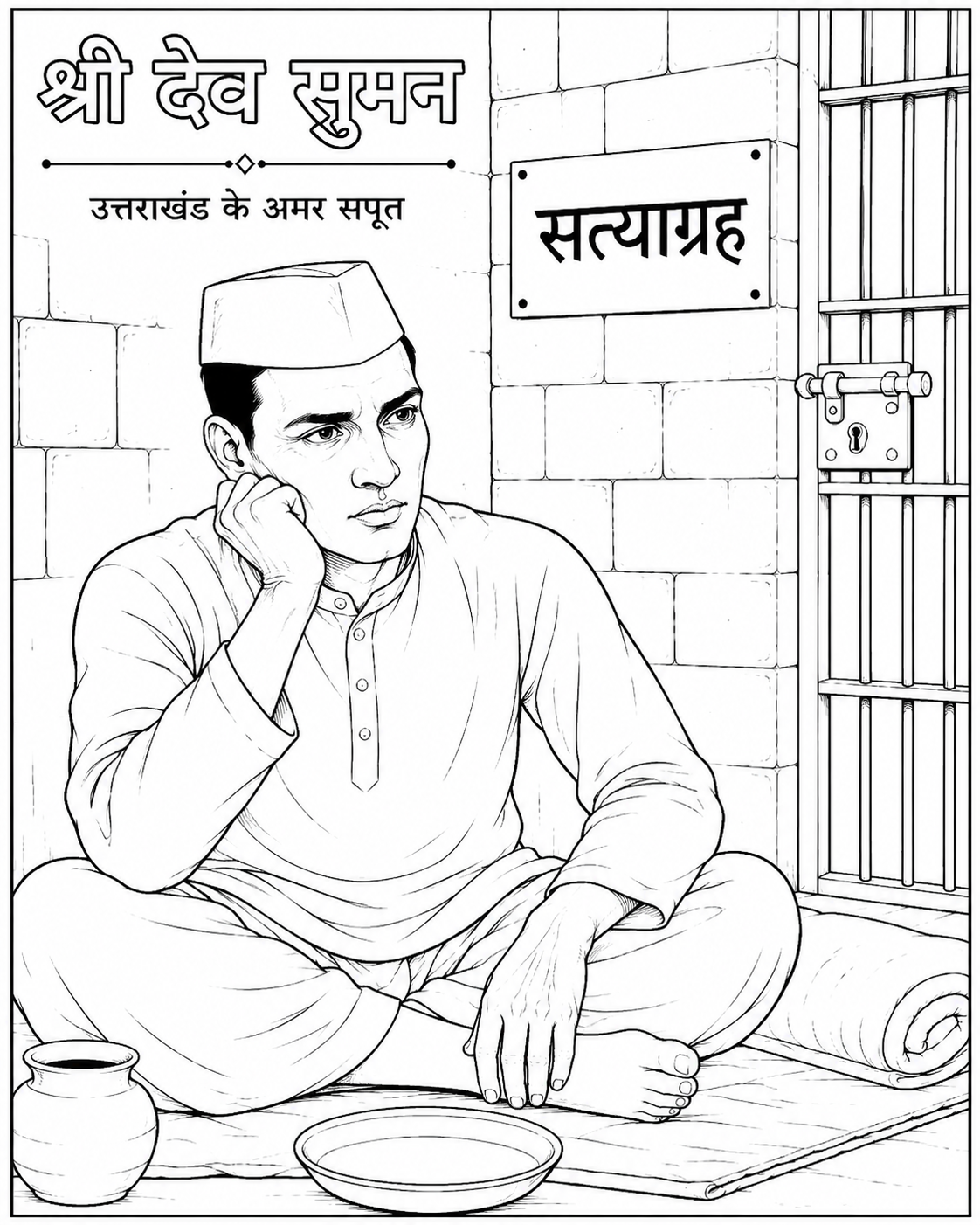 Indian Freedom Fighters Coloring Book - Vol 02