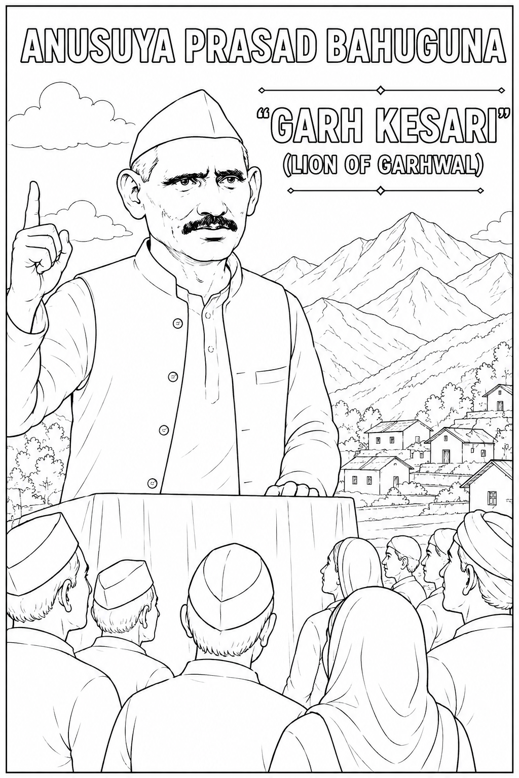 Indian Freedom Fighters Coloring Book - Vol 02