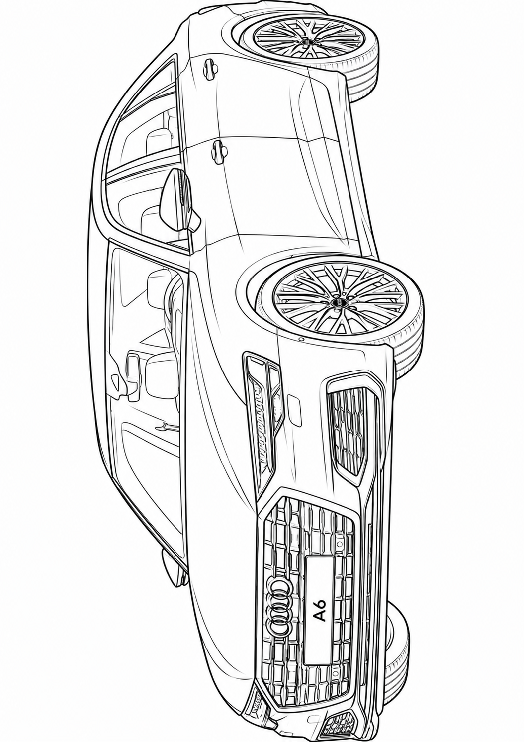 Mega Cars, Trucks & SUVs Coloring Book for Kids