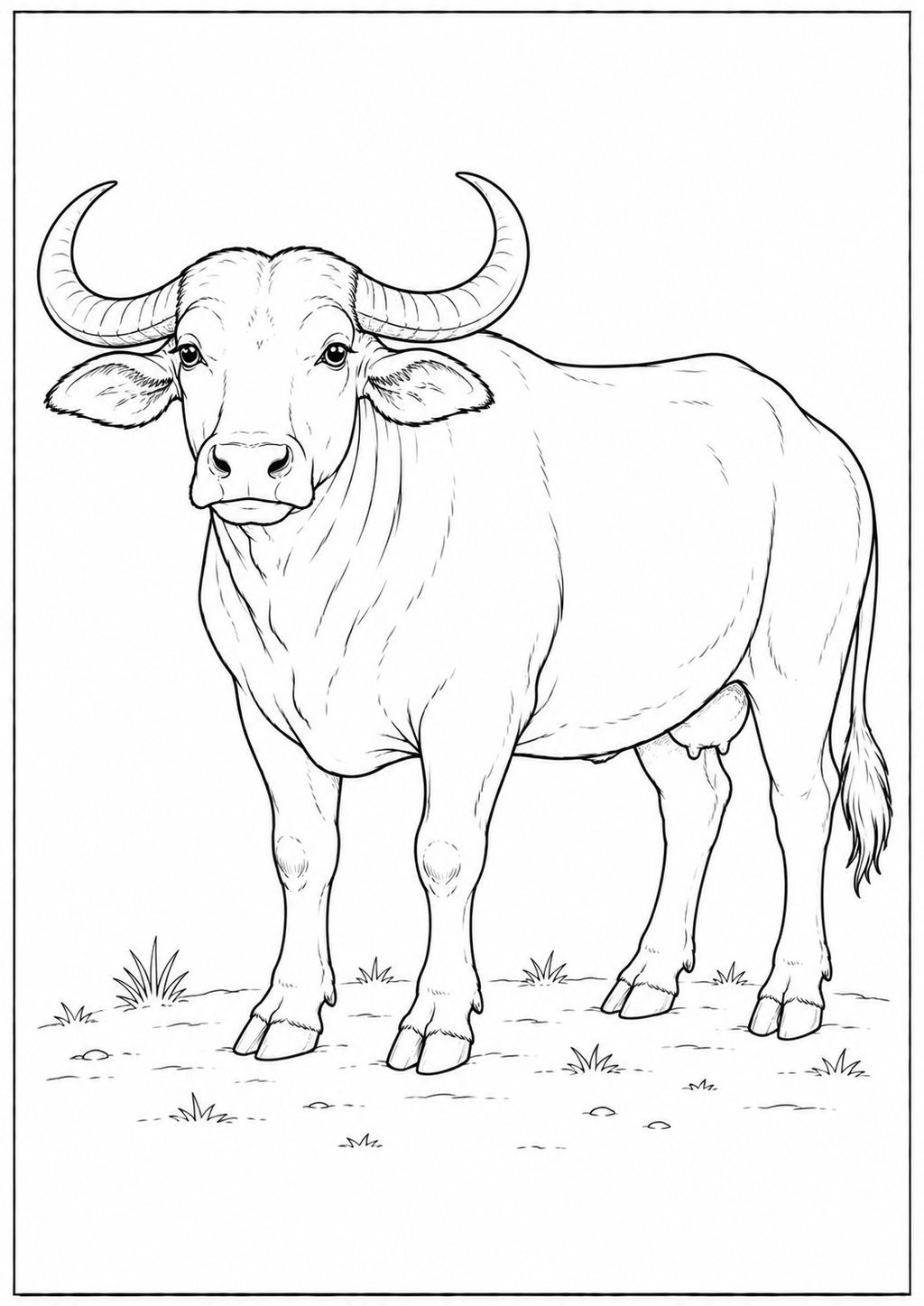 Farm Animals & Kids Animals - Kids Coloring Book