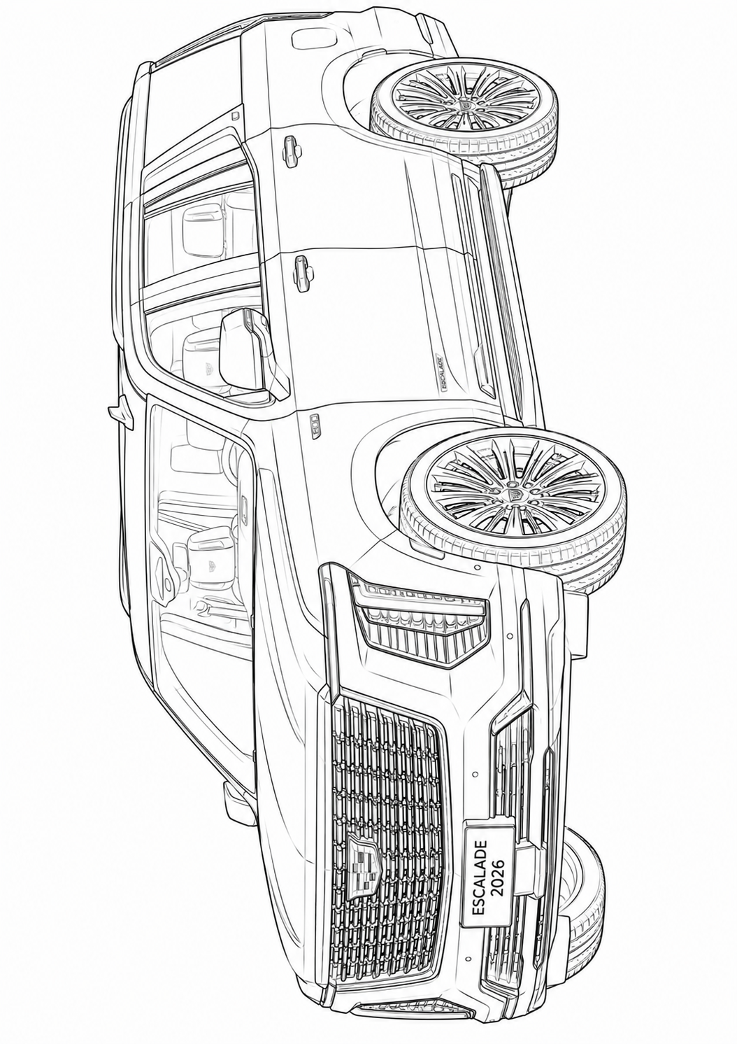 Mega Cars, Trucks & SUVs Coloring Book for Kids
