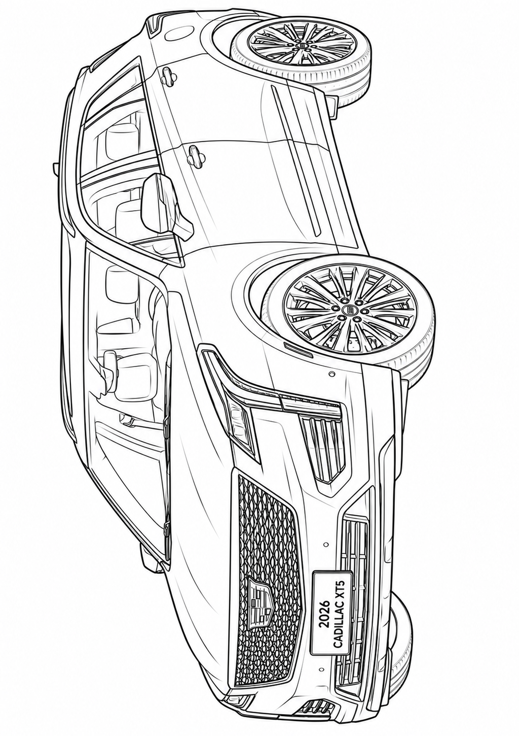 Mega Cars, Trucks & SUVs Coloring Book for Kids