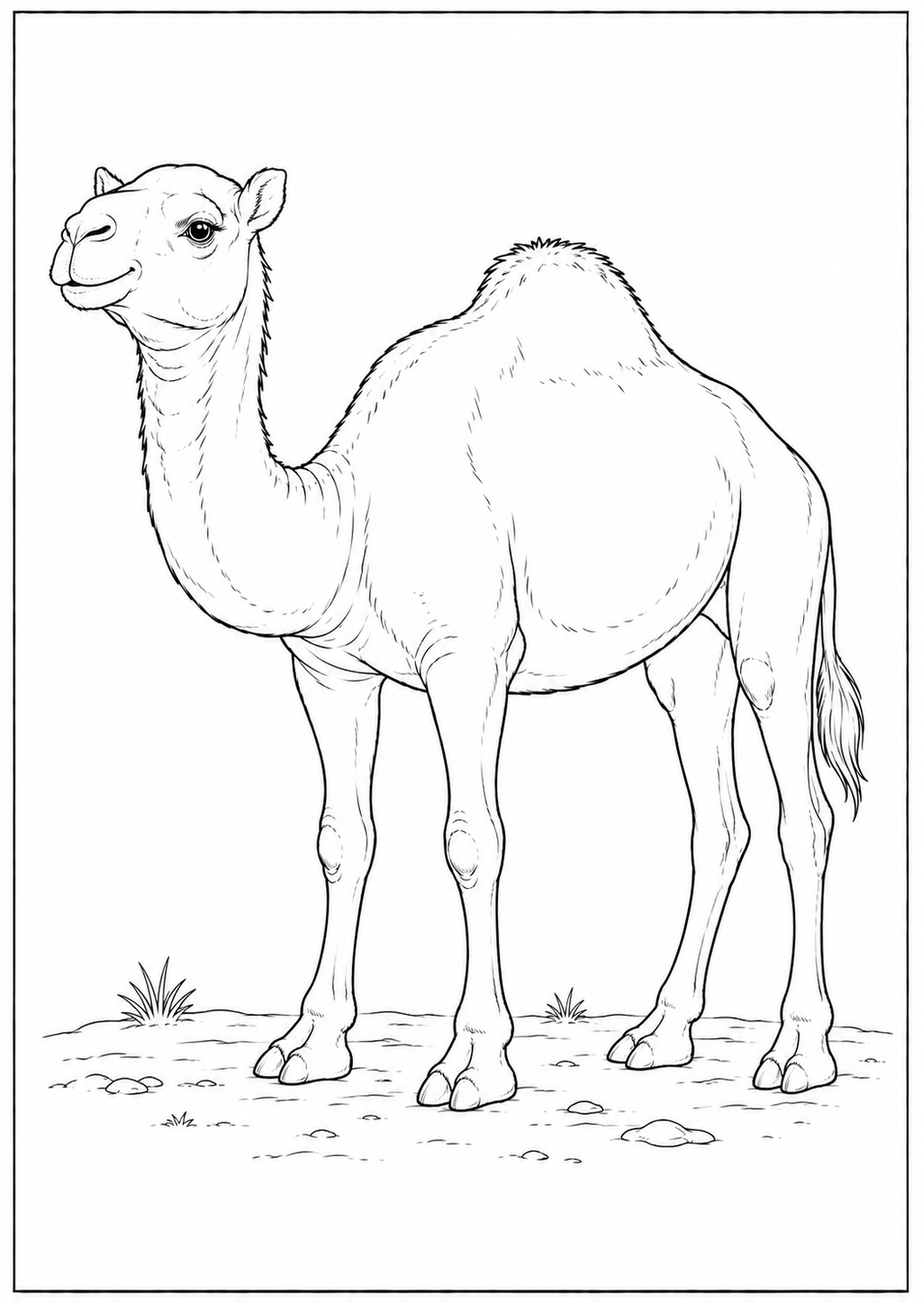 Farm Animals & Kids Animals - Kids Coloring Book