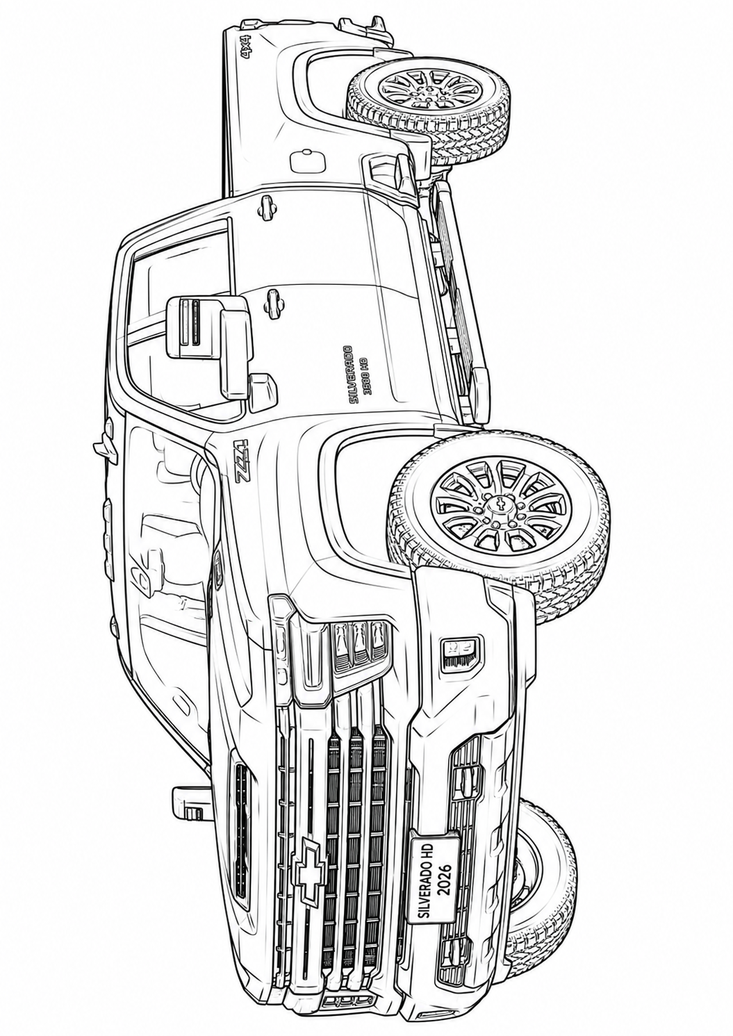 Mega Cars, Trucks & SUVs Coloring Book for Kids