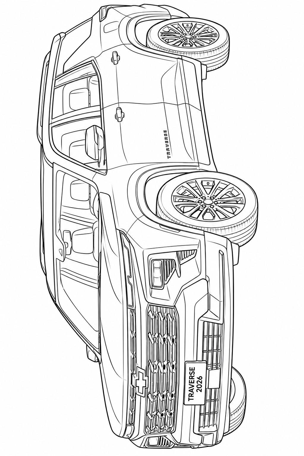 Mega Cars, Trucks & SUVs Coloring Book for Kids