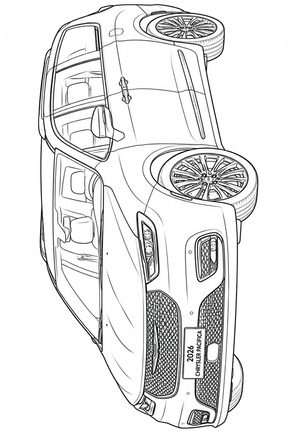 Mega Cars, Trucks & SUVs Coloring Book for Kids