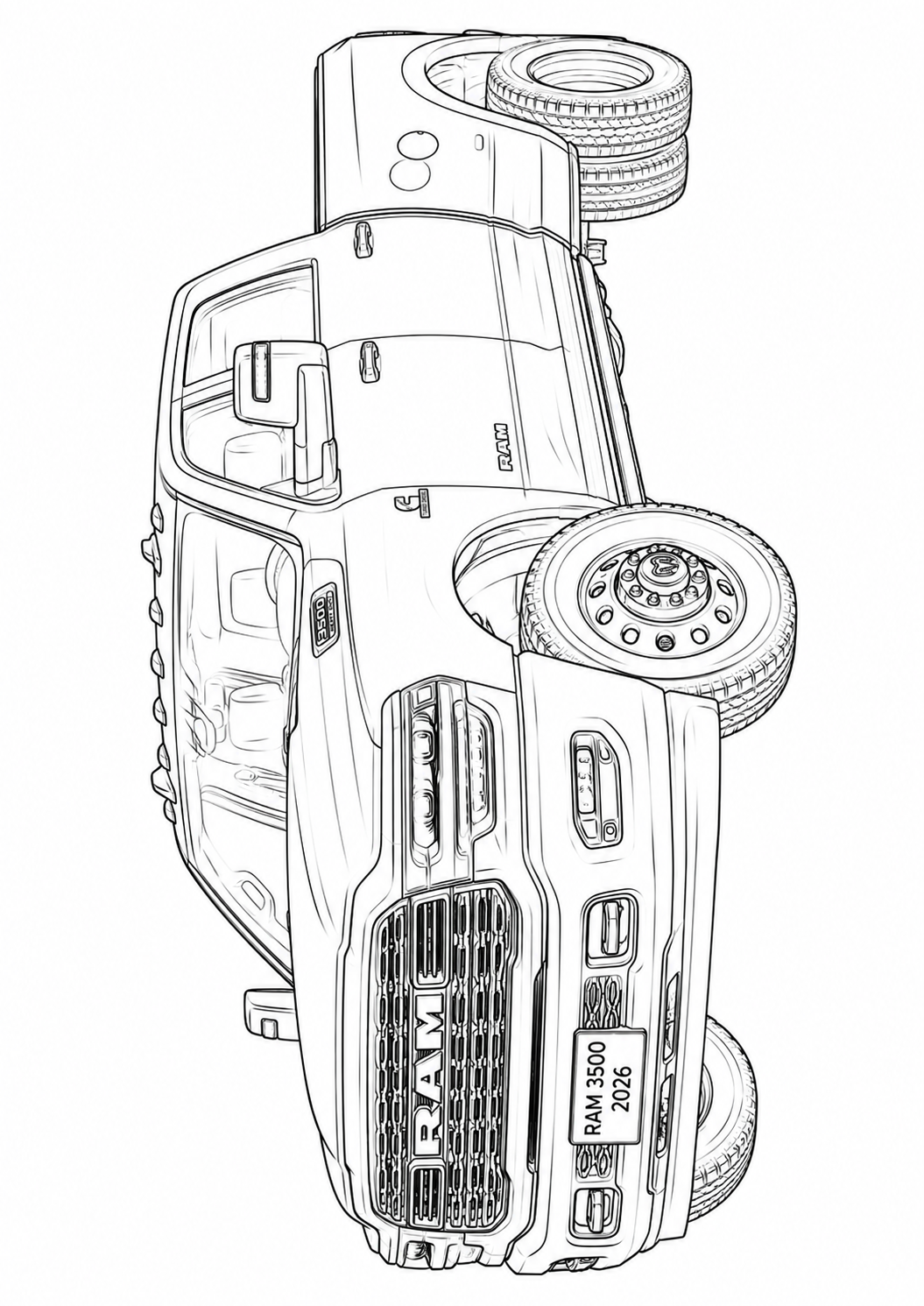 Mega Cars, Trucks & SUVs Coloring Book for Kids