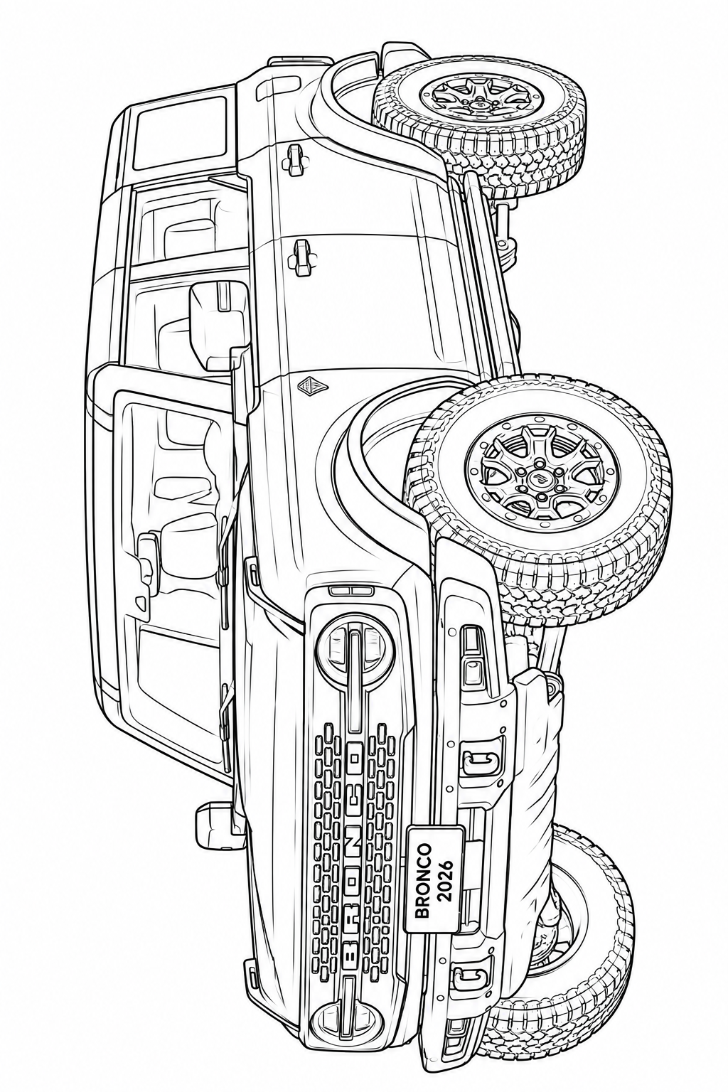 Mega Cars, Trucks & SUVs Coloring Book for Kids