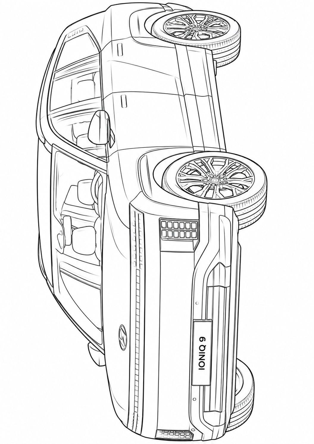 Mega Cars, Trucks & SUVs Coloring Book for Kids