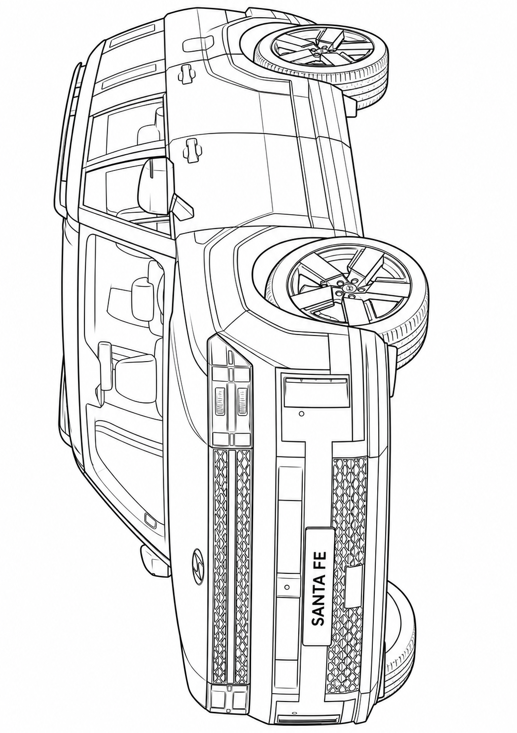 Mega Cars, Trucks & SUVs Coloring Book for Kids