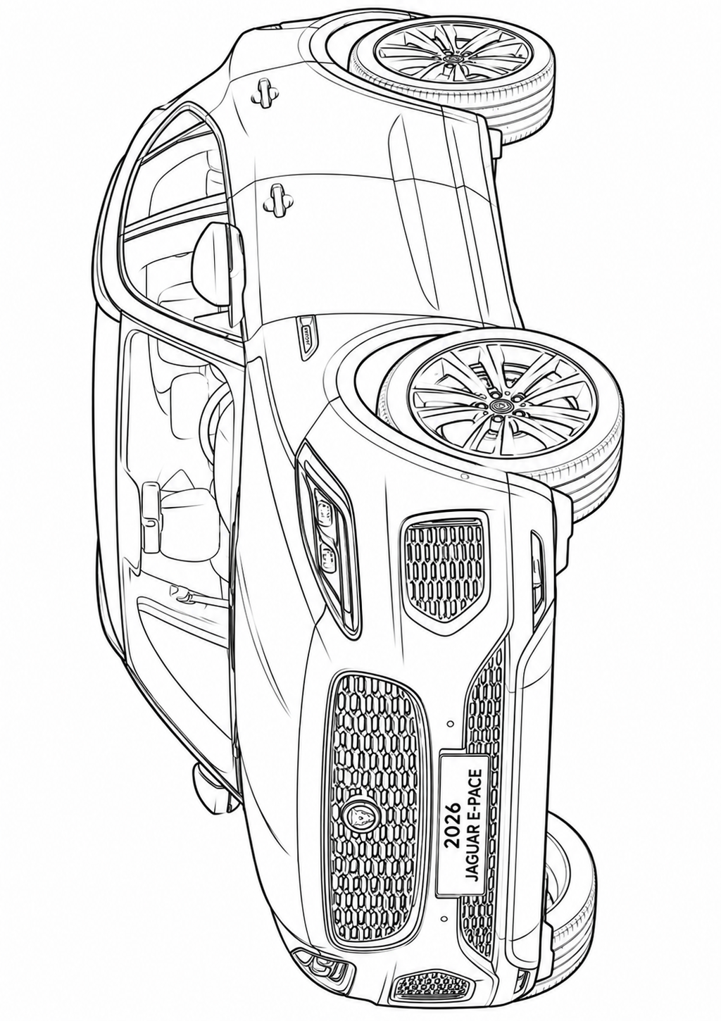Mega Cars, Trucks & SUVs Coloring Book for Kids