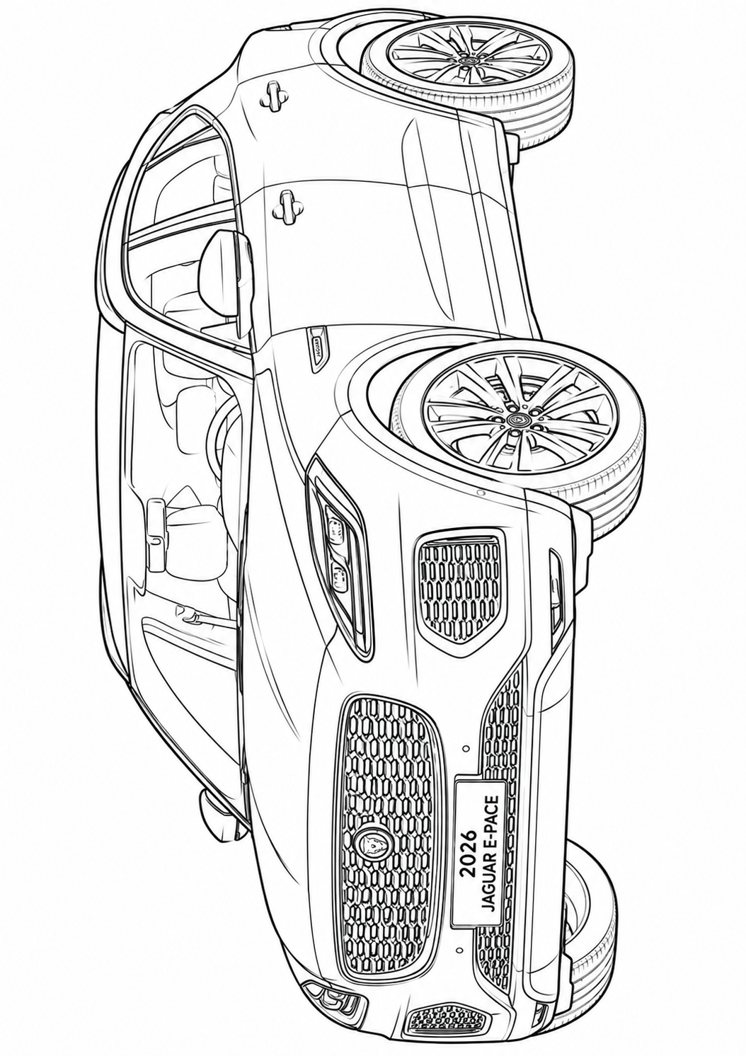 Mega Cars, Trucks & SUVs Coloring Book for Kids