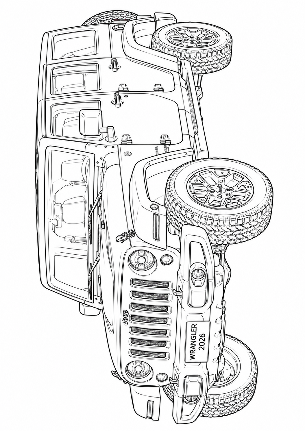 Mega Cars, Trucks & SUVs Coloring Book for Kids