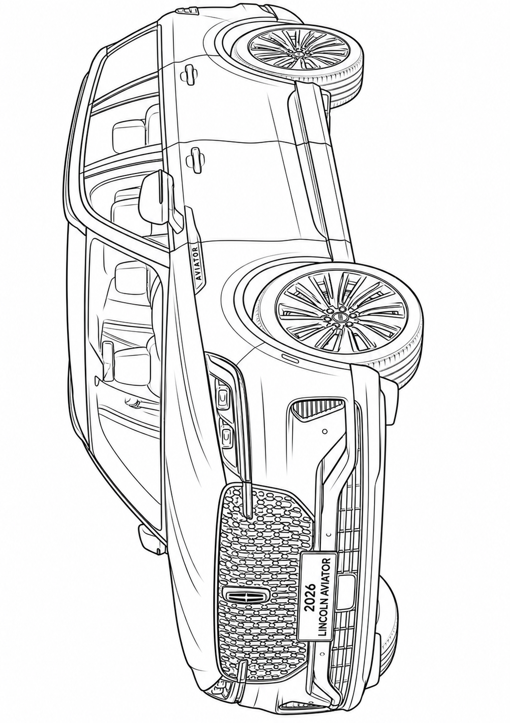 Mega Cars, Trucks & SUVs Coloring Book for Kids