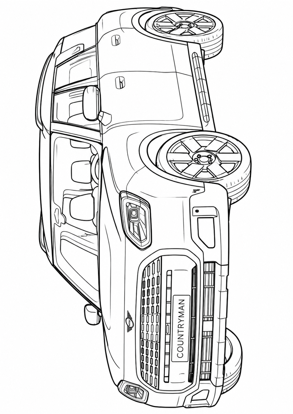 Mega Cars, Trucks & SUVs Coloring Book for Kids
