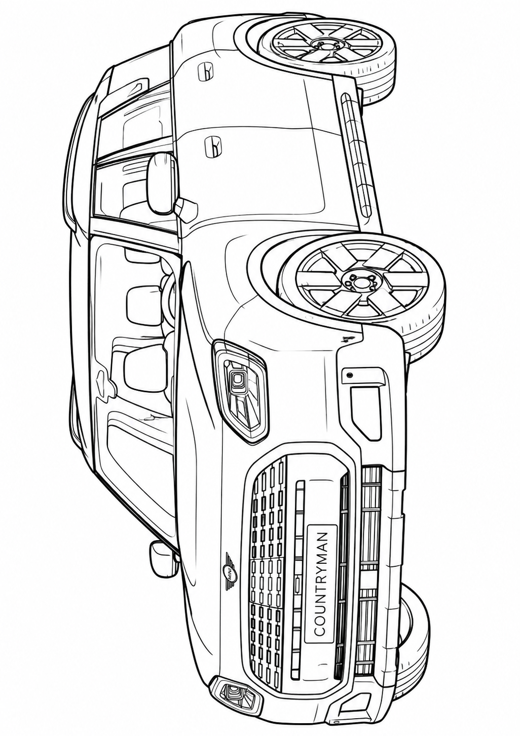 Mega Cars, Trucks & SUVs Coloring Book for Kids