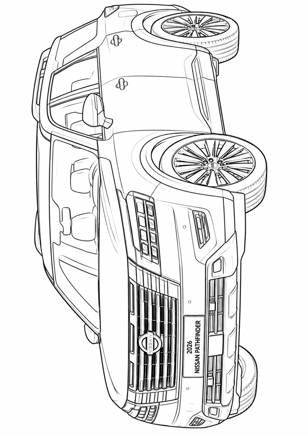 Mega Cars, Trucks & SUVs Coloring Book for Kids