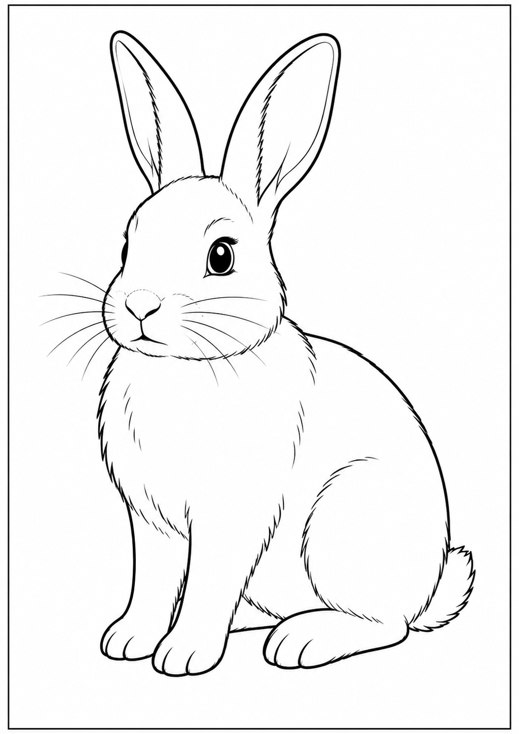 Farm Animals & Kids Animals - Kids Coloring Book