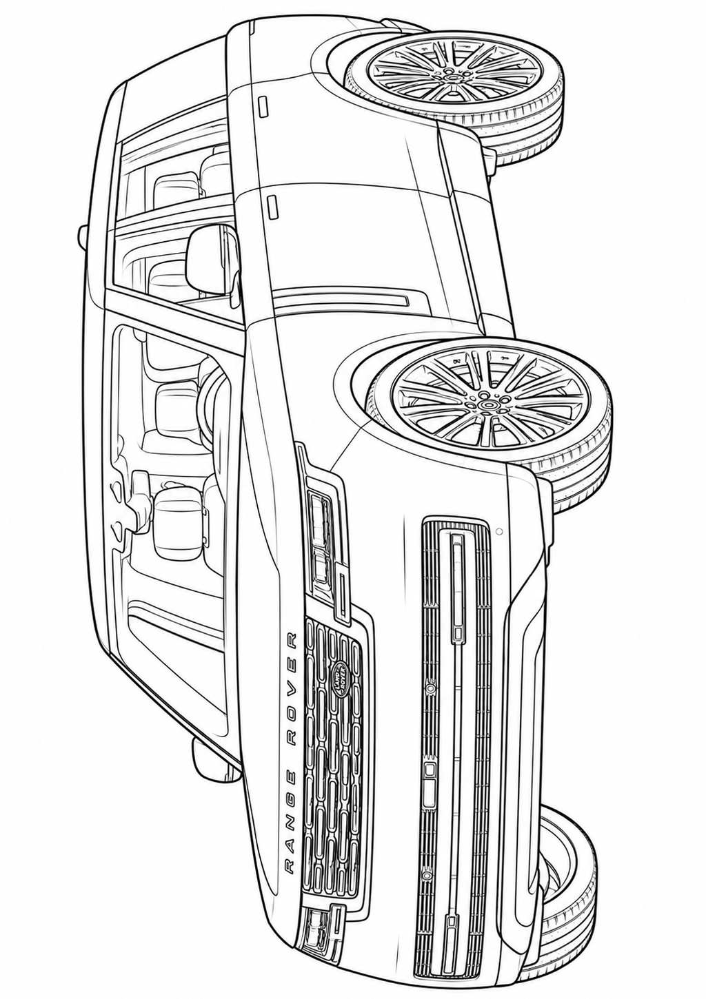 Mega Cars, Trucks & SUVs Coloring Book for Kids