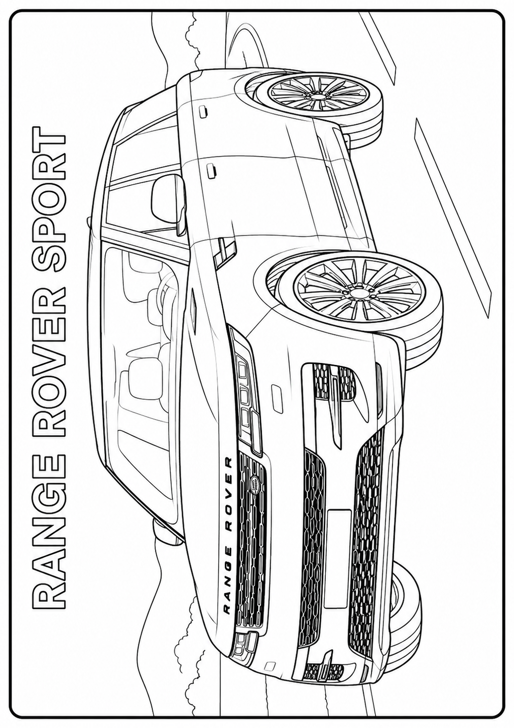 Mega Cars, Trucks & SUVs Coloring Book for Kids