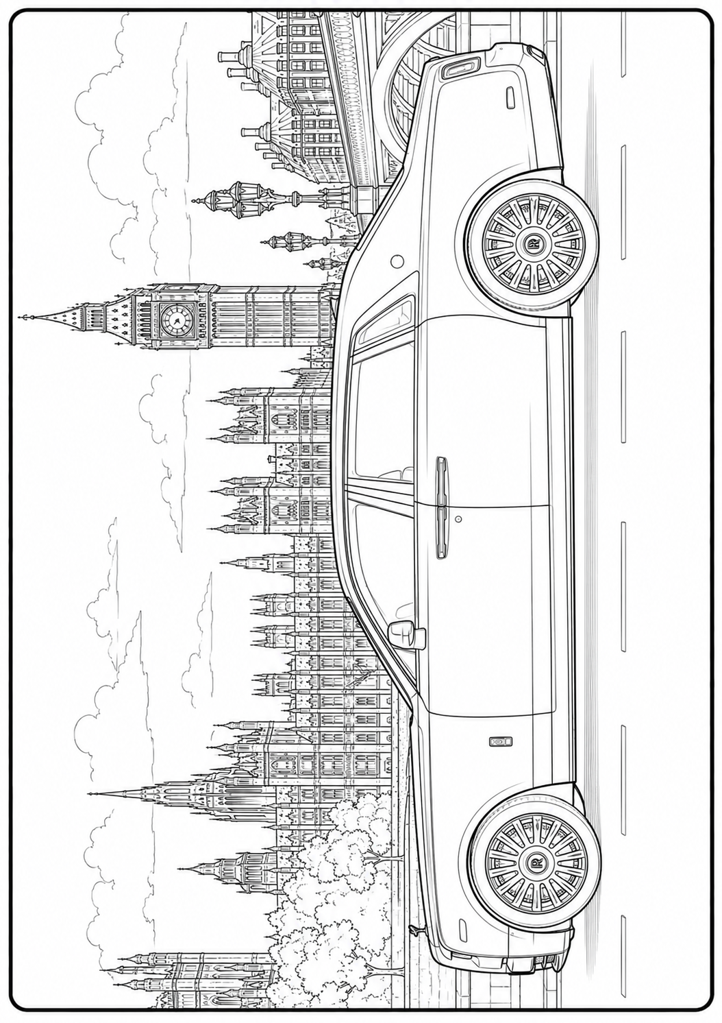 Mega Cars, Trucks & SUVs Coloring Book for Kids
