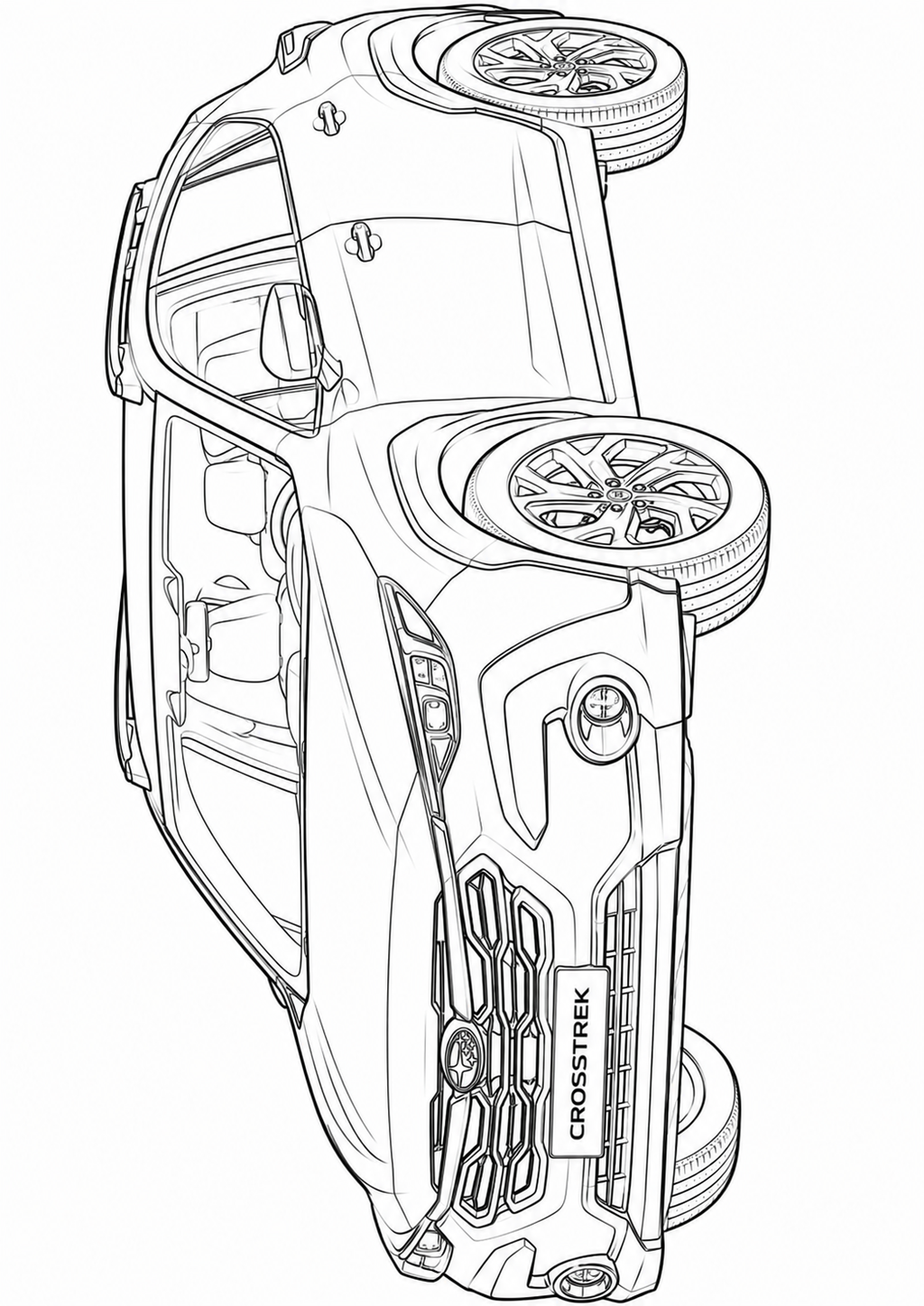 Mega Cars, Trucks & SUVs Coloring Book for Kids