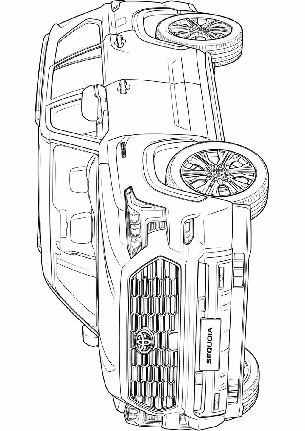 Mega Cars, Trucks & SUVs Coloring Book for Kids