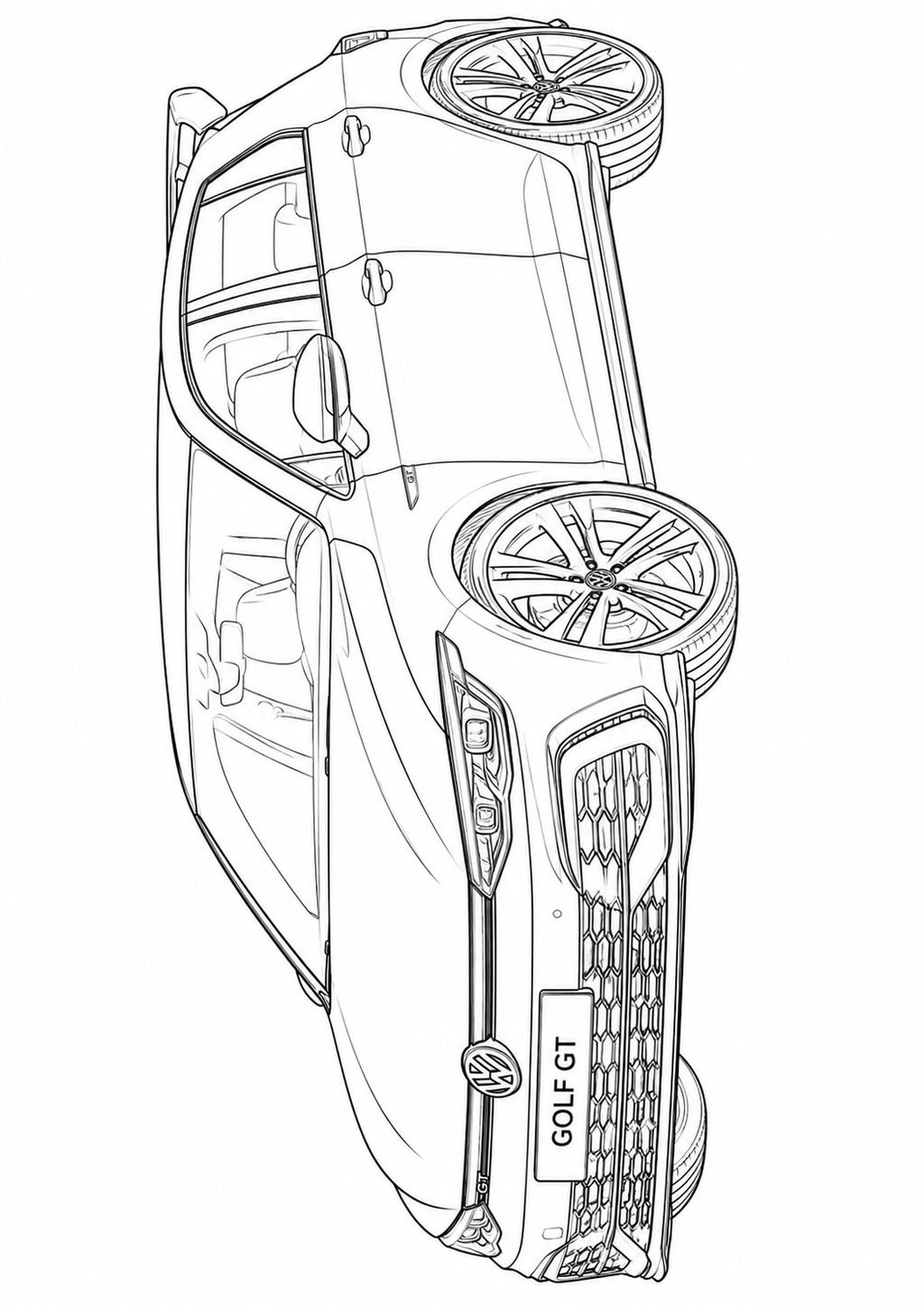 Mega Cars, Trucks & SUVs Coloring Book for Kids