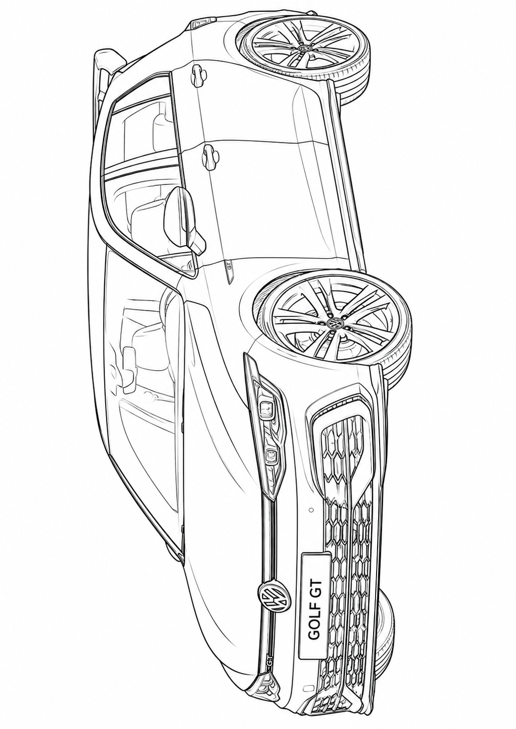 Mega Cars, Trucks & SUVs Coloring Book for Kids