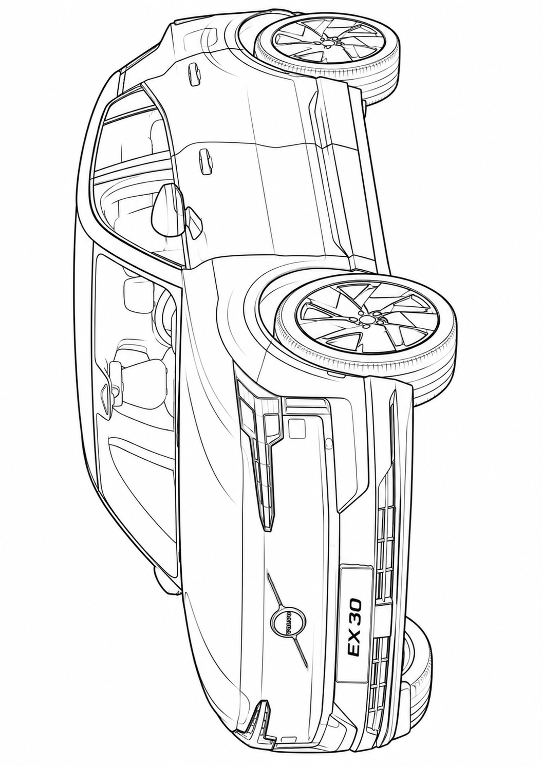 Mega Cars, Trucks & SUVs Coloring Book for Kids